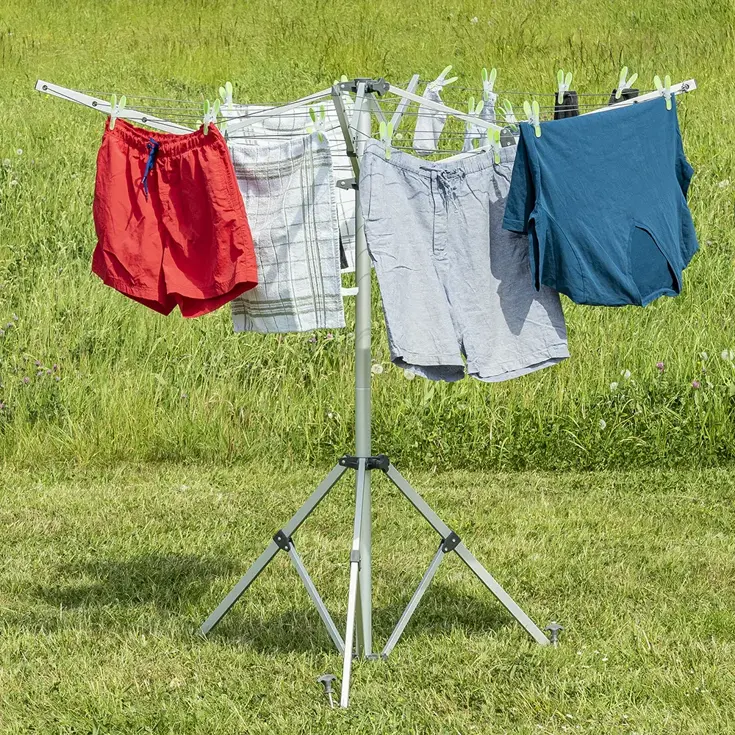 Campout Droogmolen met Voet - 140 x Ø150 cm