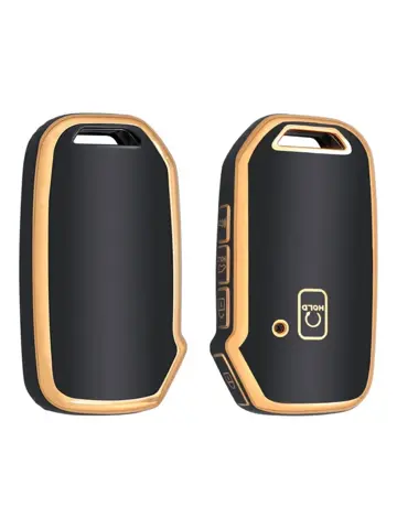 TPU Sleutelhoesje voor Kia goud D5