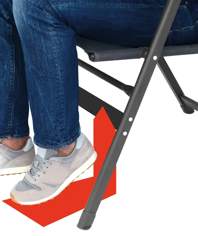 Eurotrail Campingstoel Grenoble - Zwart