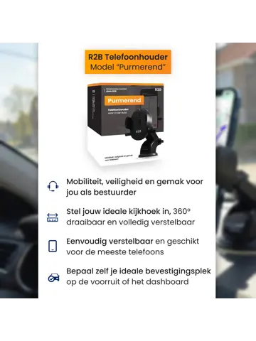 Telefoonhouder Auto voor Dashboard en Raam
