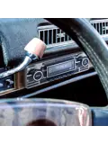 1-DIN Retro DAB+ Autoradio Zwart Bluetooth