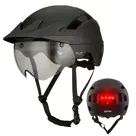 GO-OFF PILOT fietshelm met regencap