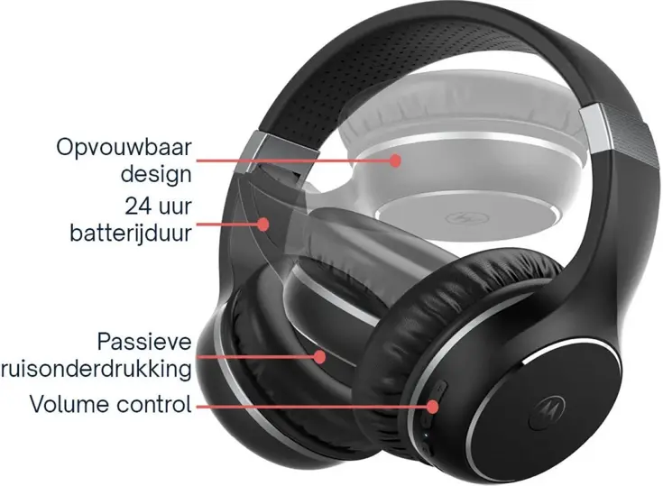 Koptelefoon -  MOTO XT 220 -  Noise Cancelling