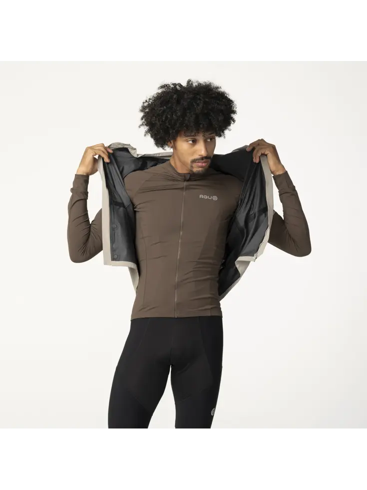 Solid Fietsshirt Lange Mouwen Performance  Heren