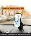 Telefoonhouder Auto Zuignap met Draadloze Oplader