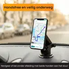 Telefoonhouder Auto Zuignap met Draadloze Oplader