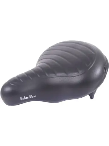 Edge Fietszadel Urban Xl Wave - Zwart