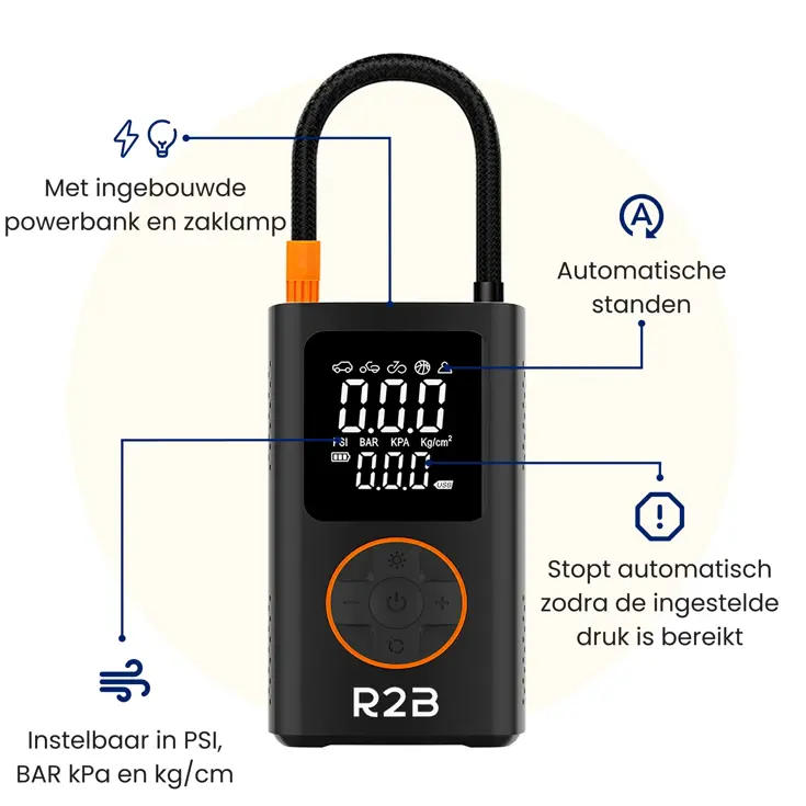 Elektrische Fiets pomp & Lucht compressor Auto
