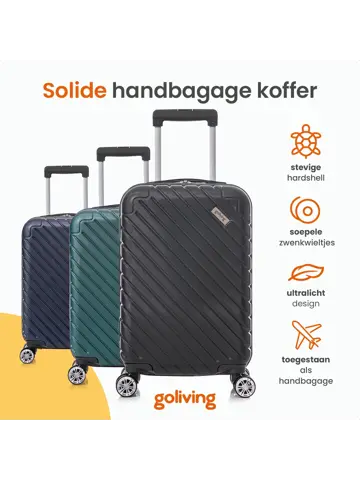 Handbagage Koffer - 53x35x23cm - 38 Liter