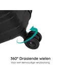 Reiskoffer L ABS 95L met TSA-slot en 360° wielen