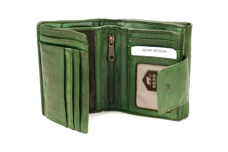 Jill - Portemonnee - Leer - Overslag - 9 pasjes