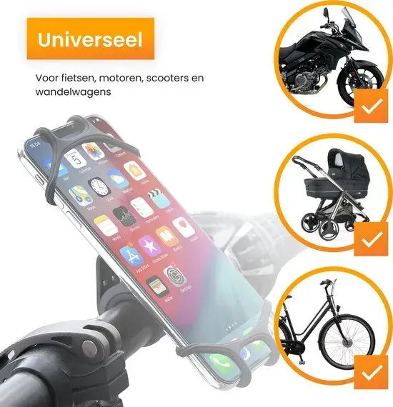 R2B Telefoonhouder Fiets- 360 Graden Rotatie