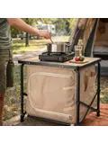Camping opbergkast met blad