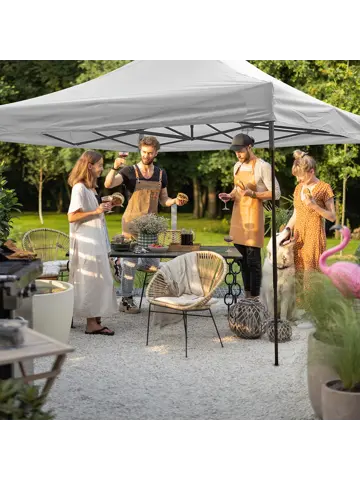 Partytent – 3x3 m – Easy-Up – Wit