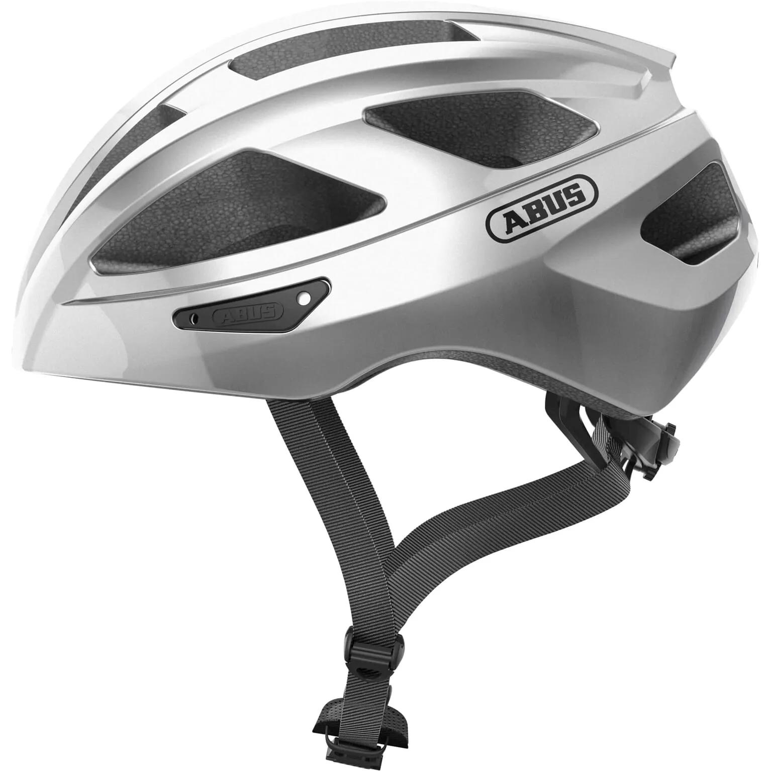 Abus  helm Macator gleam silver M 52-58cm  Zilver main product image