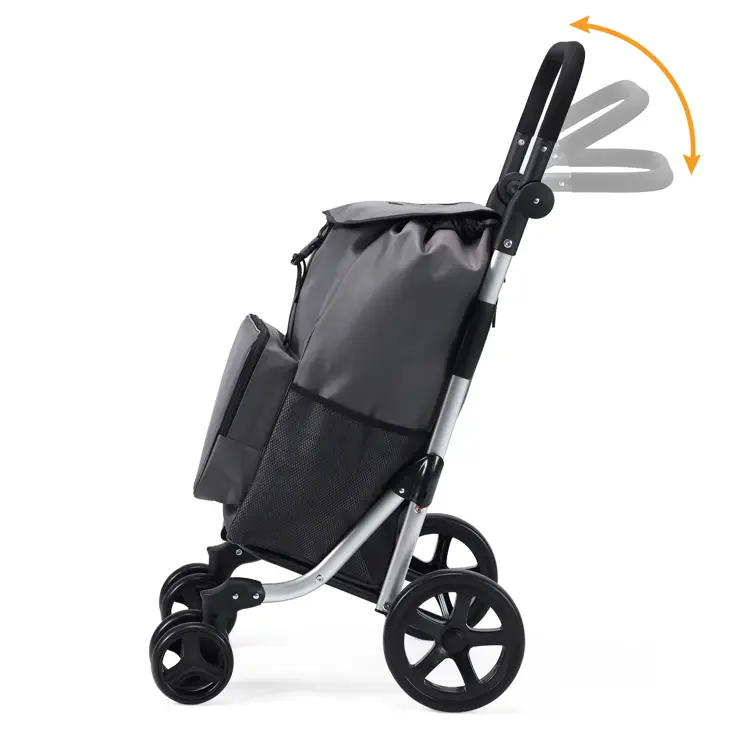 Boodschappentrolley deluxe – 60 liter