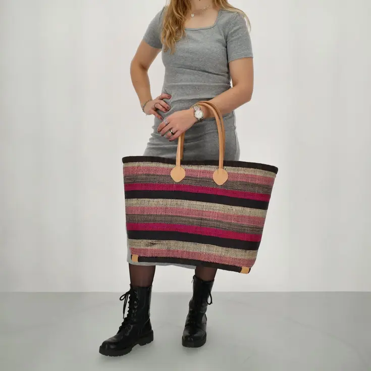 Raffia - Rieten Mand XL - Strandtas