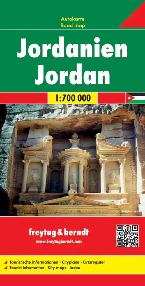 Wegenkaart Jordanië