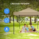 LifeGoods Partytent – 3x4.5 m