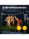 Partytent 3x3m - PT-7808 - Easy Up - Blauw