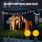 Partytent 3x3m - PT-7808 - Easy Up - Blauw