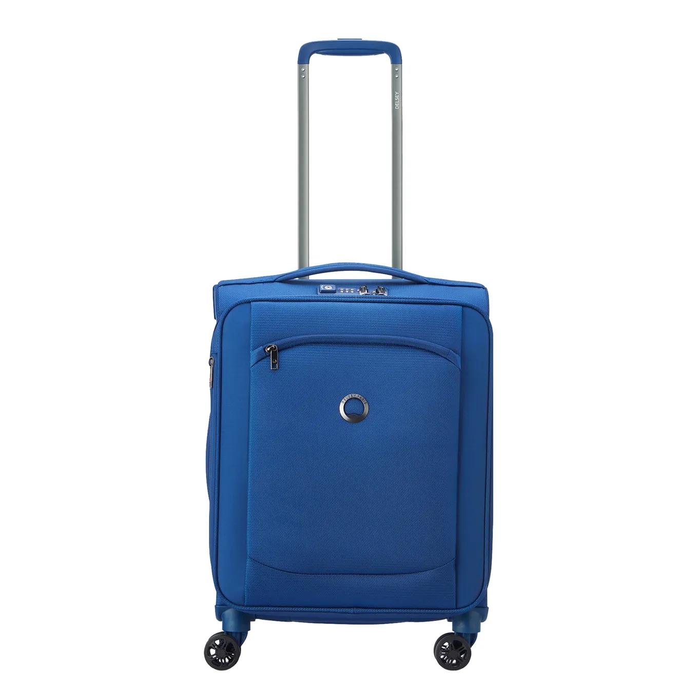 Delsey  cabin trolley 55/40 expandable Blauw  Blauw main product image