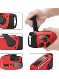 Opwindbare Noodradio met Powerbank 2000 mAh