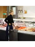 40L boodschappentrolley met trapwielen