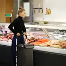 Packaway 40L boodschappentrolley met trapwielen