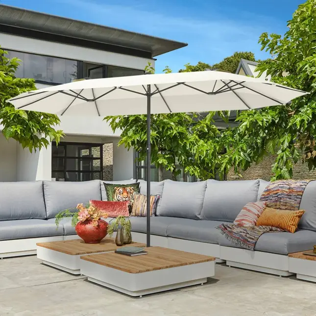 LifeGoods Dubbele Parasol – 270x460cm