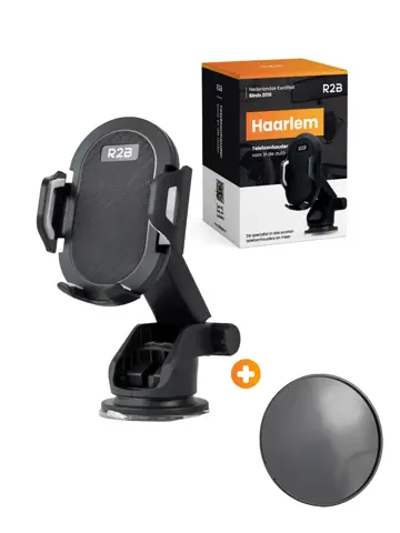 Telefoonhouders Auto Zuignap + Dashboardpad