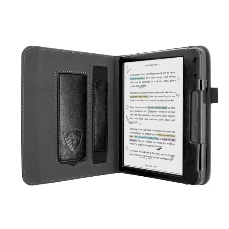 Ereader Hoesje - Luxe strap Case Kobo Libra Colour