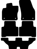 Rubber Matten Volkswagen Touran (2015-heden)