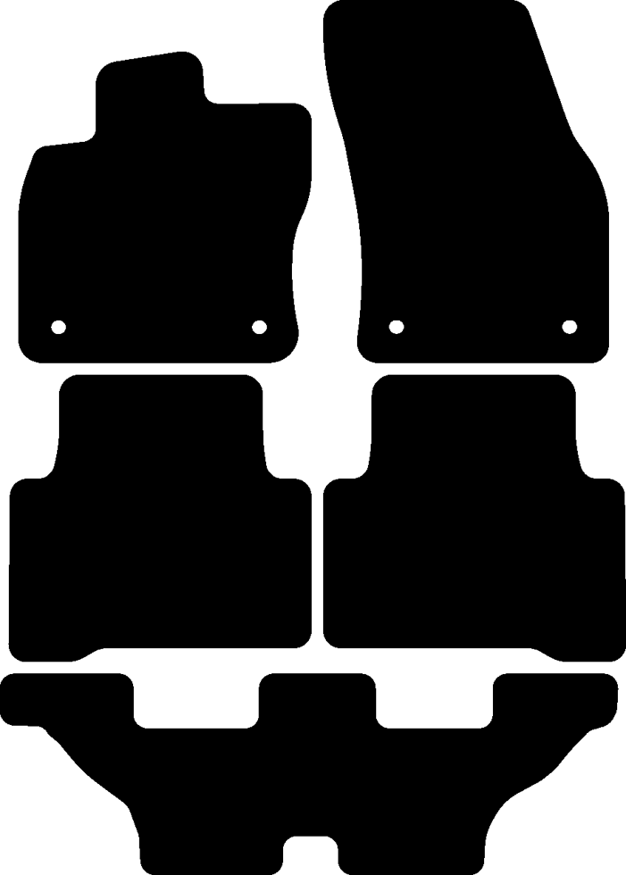 Rubber Matten Volkswagen Touran (2015-heden)