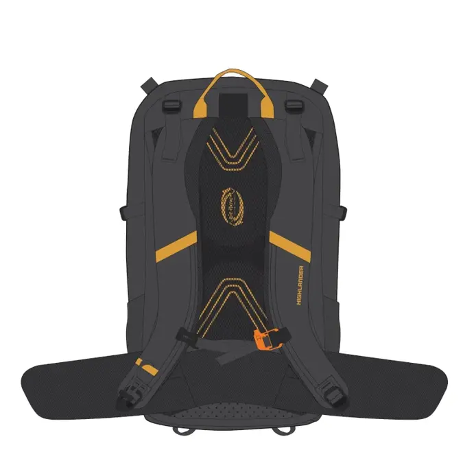 Highlander Outdoor rugzak Vega heren 25L