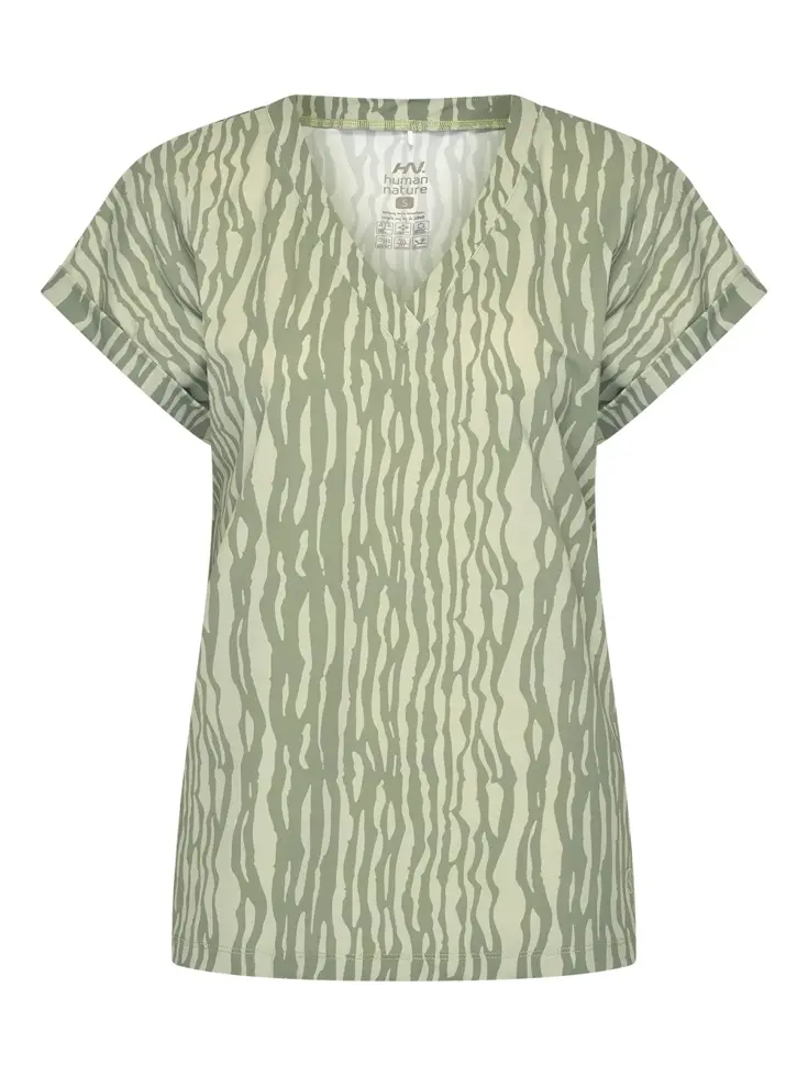 Tetovo - Travelshirt print dames - Human Nature