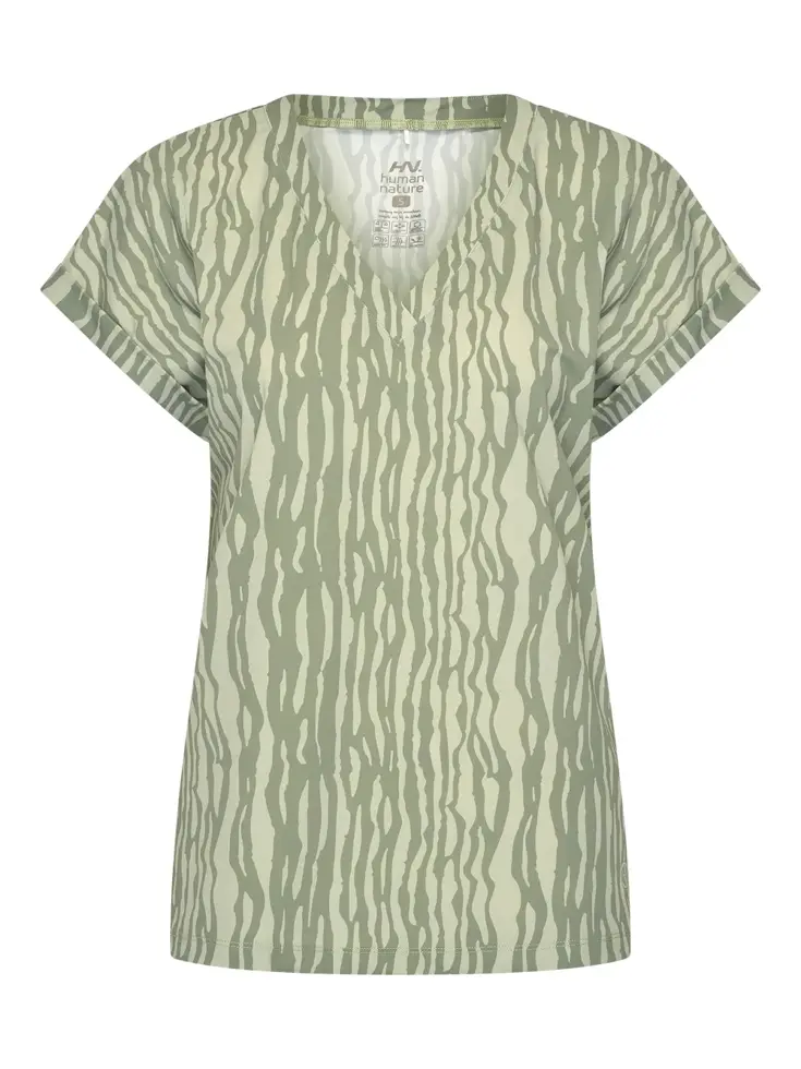 Tetovo - Travelshirt print dames - Human Nature