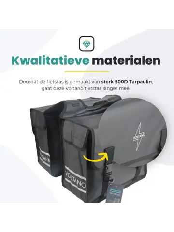 Voltano Dubbele Fietstas City - 35L
