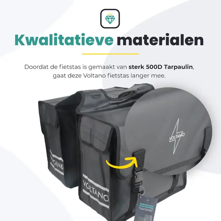 Voltano Dubbele Fietstas City - 35L