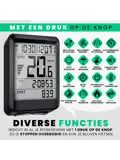 Draadloze Fietscomputer - 17 Functies