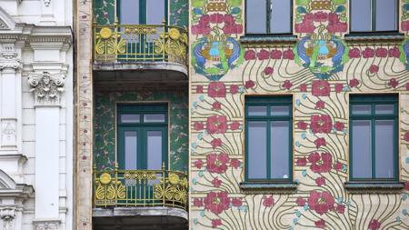 Majolikahaus of Otto Wagner, Linke Wienzeile, Wenen