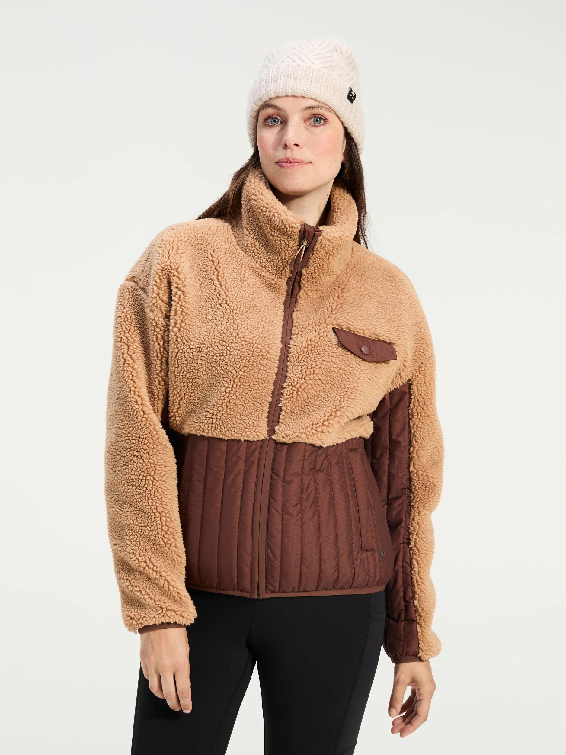 ANWB  Elvas  Fleecejack dames  Human Nature  Licht Bruin   M
