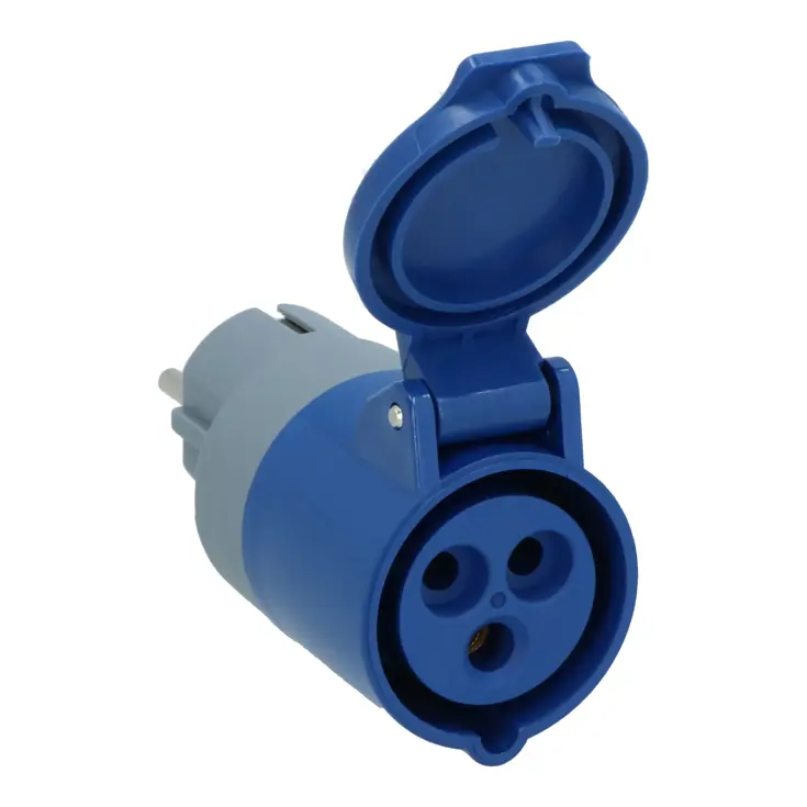 Adapter Schuko Stekker naar CEE Contrastekker