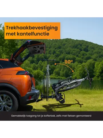 Fietsendrager Auto - 2 Fietsen Inklapbaar Trekhaak