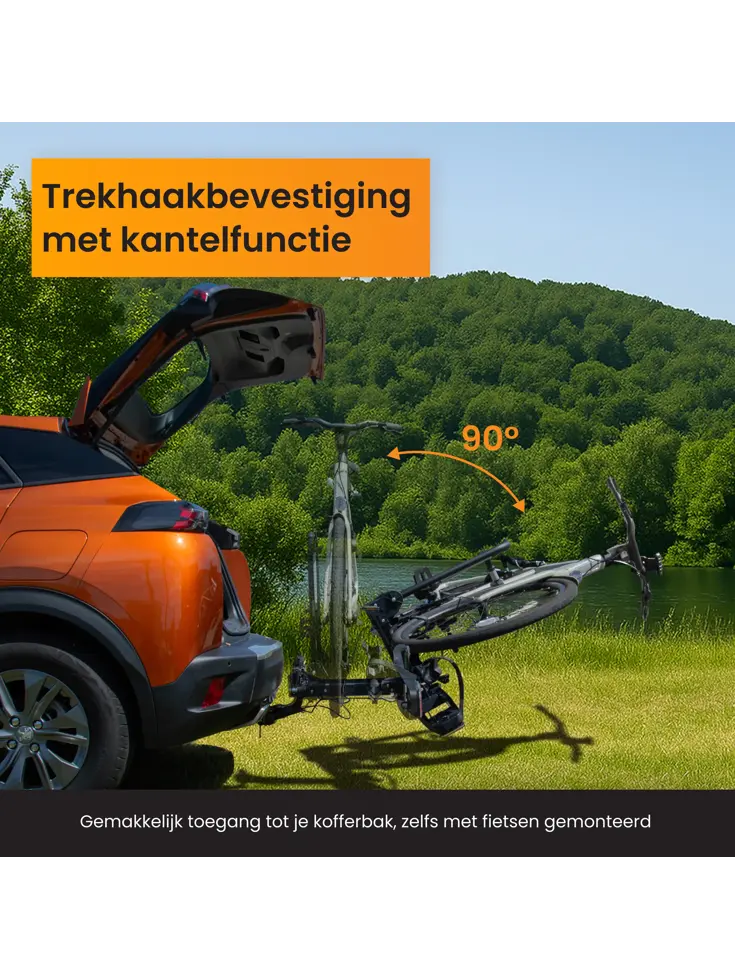 Fietsendrager Auto - 2 Fietsen Inklapbaar Trekhaak