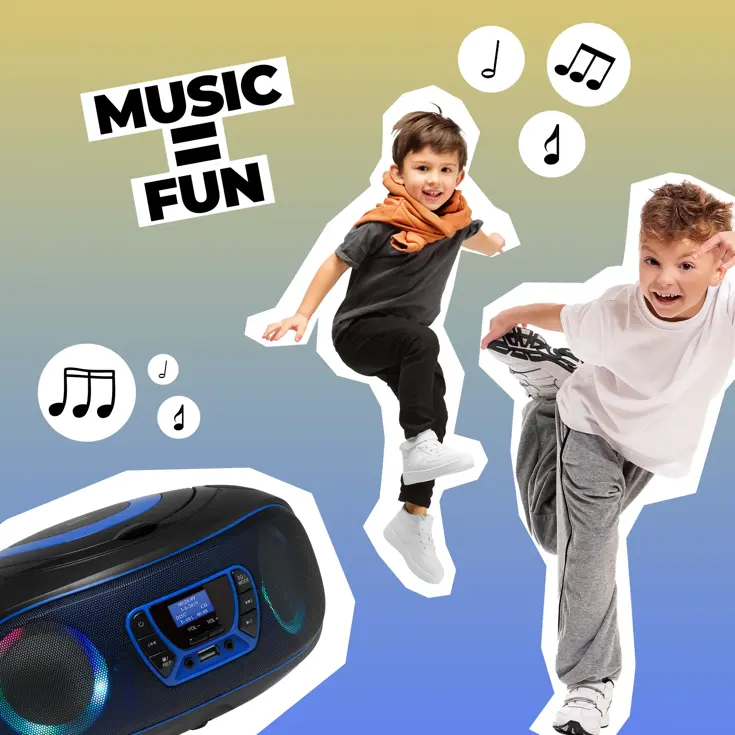 DAB+ Radio CD-speler Bluetooth Lichteffecten