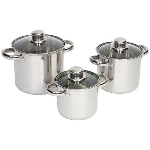 Pannenset Royal Plus 3-Delig RVS