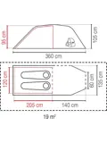Cortes 2 Tunneltent -2-Persoons