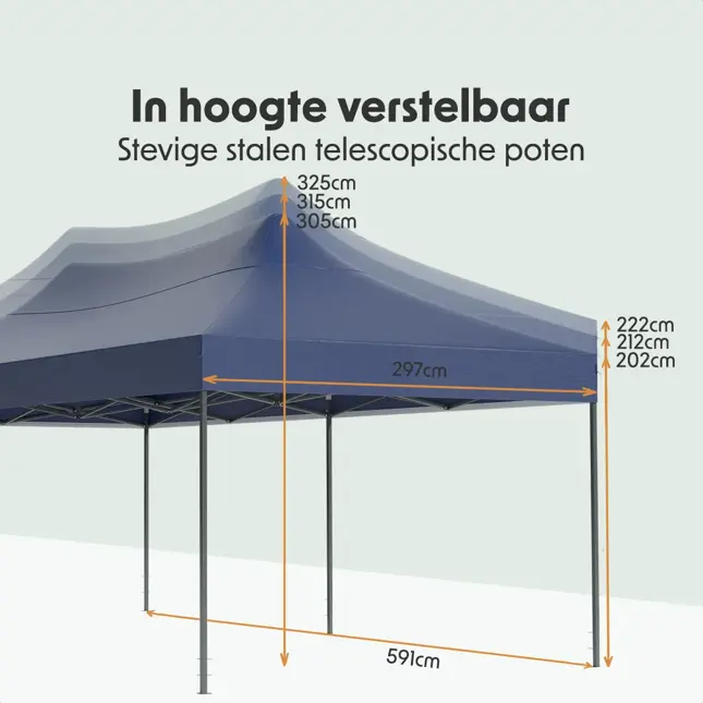 LifeGoods Partytent – 3x6 m