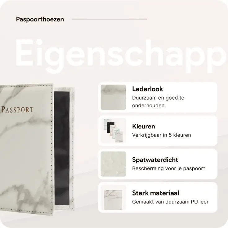 Paspoort hoes – Kunstleer